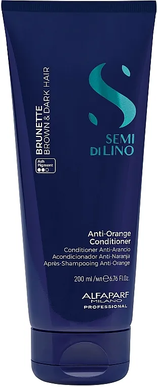 AlfaParf Milano Semi Di Lino Brunette Anti-Orange Conditioner Regenerator za smeđu i tamnu kosu