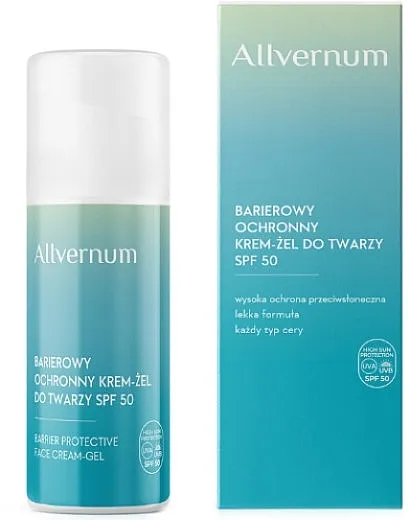 Allvernum Barrier Protective Face Cream-Gel Barijera zaštitna krema-gel za lice SPF50