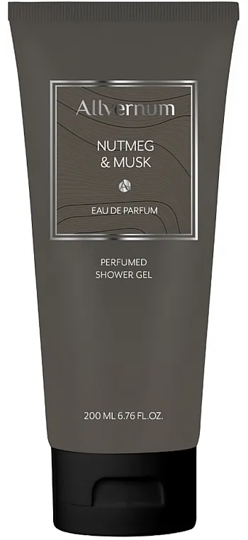 Allvernum Nutmeg &amp; Musk Perfumed Shower Gel Parfimisani gel za tuširanje "Muškatni oraščić i mošus"