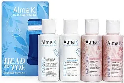 Alma K. Head To Toe (b/lot/100 ml + sh/cr/100 ml + shampoo/100 ml + cond/100 ml) Set