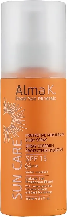 Alma K Sun Care Protective Moisturizing Body Spray SPF 15 Sprej za zaštitu od sunca za tijelo