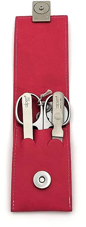Alpen Set za manikir, 3-delni, 6810R, roze