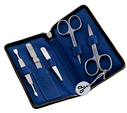 Alpen Set za manikir, 5-delni, 6842R, plavi