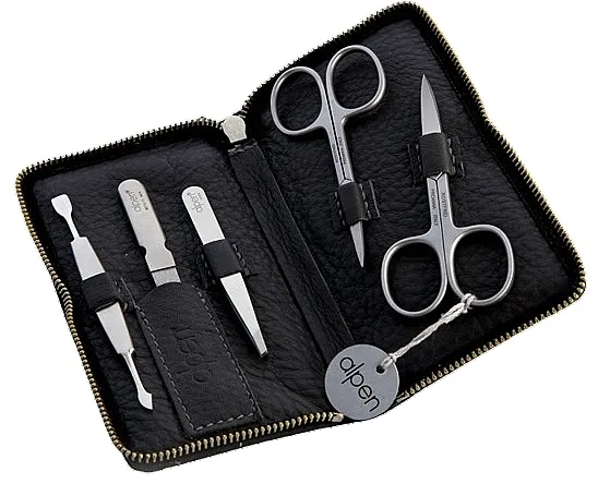 Alpen Set za manikir, 5 delova, 6842R, crna