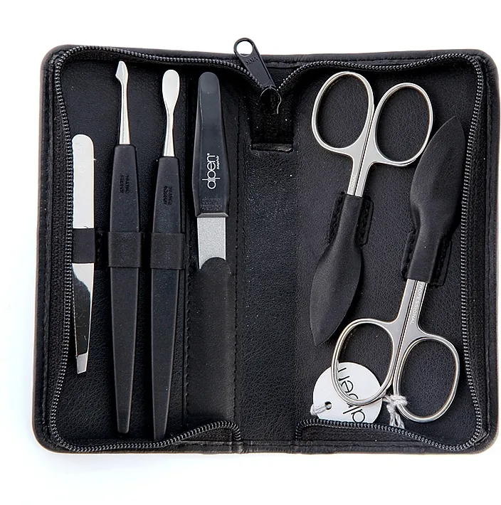 Alpen Set za manikir, 6 delova, 6822, crna