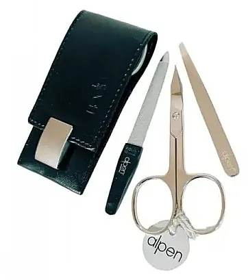 Alpen Set za manikir, crni, 4 dela