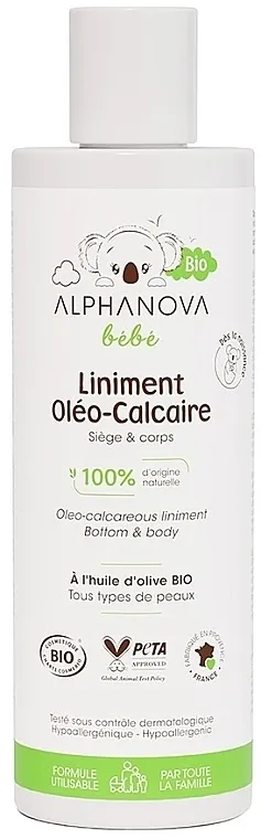 Alphanova Bebe Bio Oleo-Calcareous Liniment Bottom &amp; Body Emulzija za čišćenje područja pelene