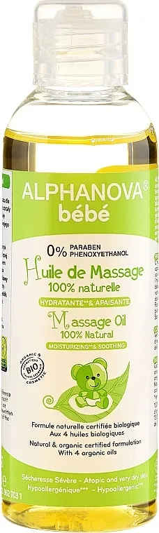 Alphanova Bebe Massage Oil 100% Natural Masažno ulje za djecu i bebe