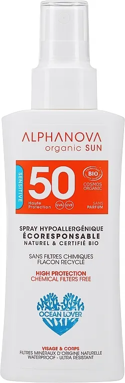 Alphanova Sun Bio SPF50 Spray Voyage Sprej za sunčanje