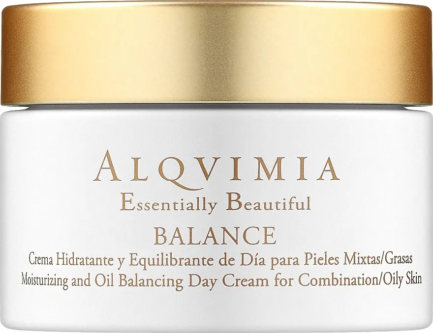Alqvimia Essentially Beautiful Balance Balansirajuća dnevna krema za masnu do mješovitu kožu