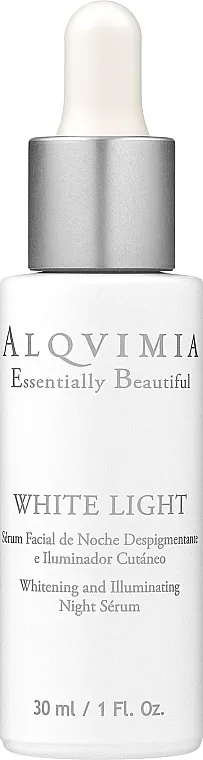 Alqvimia Serum White Light Posvjetljujući noćni serum za lice