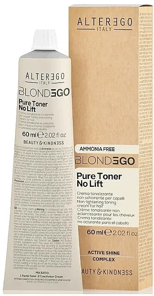 AlterEgo BlondEgo Čisti Toner Bez Podizanja Krem za bojenje bez amonijaka