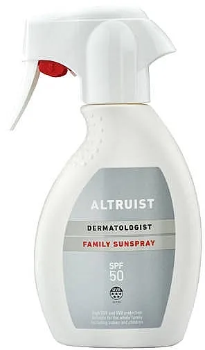 Altruist Dermatologist Family Sunspray Sunscreen SPF50 Sprej za sunčanje za celu porodicu