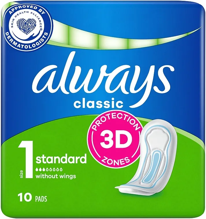 Always Classic Standart Higijenski ulošci, 10 kom.