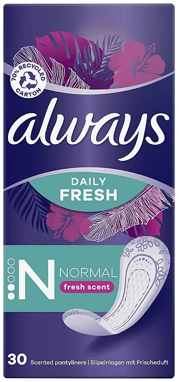 Always Dailies Fresh Scent Normal Higijenski ulošci, 30 kom