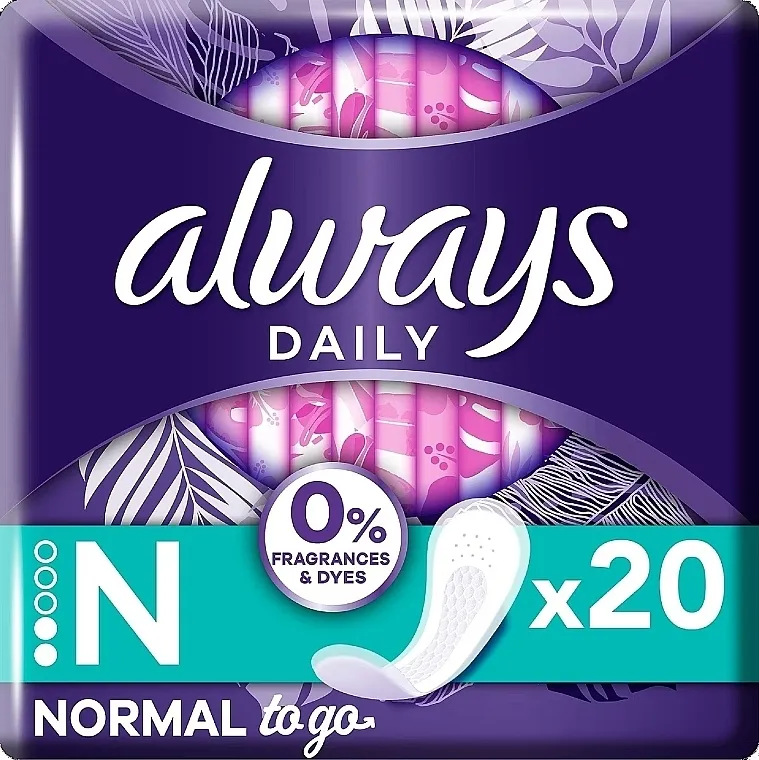 Always Daily Normal Ulošci bez mirisa, 20 kom.