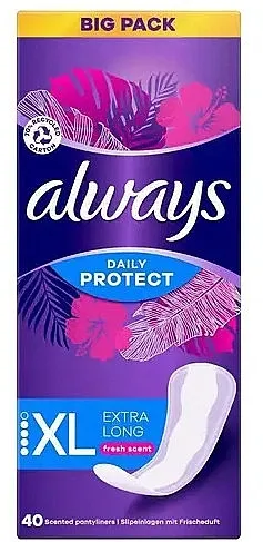 Always Daily Protect Extra Long Fresh Scent Higijenski ulošci, 40 kom.