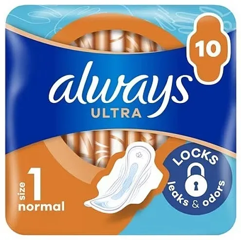 Always Ultra Normal Higijenski ulošci, veličina 1, 10 kom.