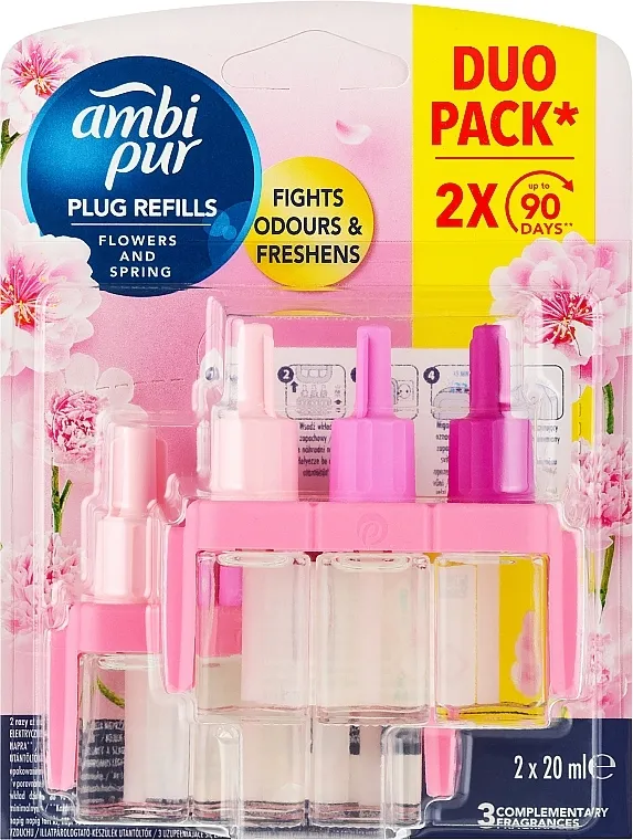 Ambi Pur 3Volution Flowers And Spring Električni difuzor 'Cveće i proleće' (zamenljivi uložak)