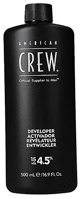 American Crew Precision Blend Developer 15 Vol 4.5% Programer za sustav pokrivanja sive boje