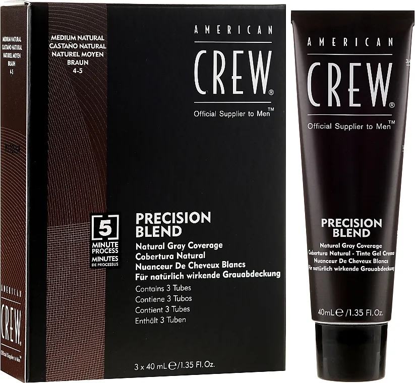 American Crew Precision Blend Shades Sistem za prikrivanje sede kose