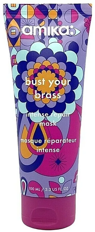 Amika Bust Your Brass Intense Repair Mask Maska za svetlu kosu