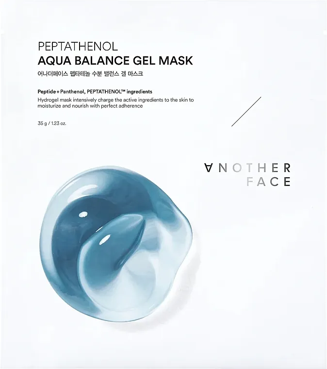 Another Face Peptathenol Aqua Balance Gel Mask Hidrogel maska za lice