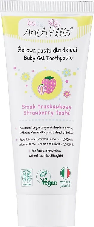 Anthyllis Strawberry Toothpaste Pasta za zube s okusom jagode