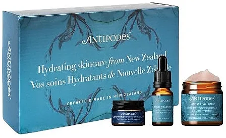 Antipodes Hydration Boost Regime Set (f/gel/60ml + ser/10ml + cr/15ml)