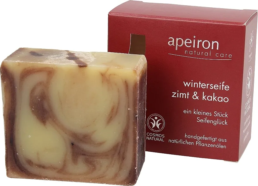 Apeiron Cinnamon &amp; Cocoa Winter Soap Prirodni sapun "Cimet i kakao"