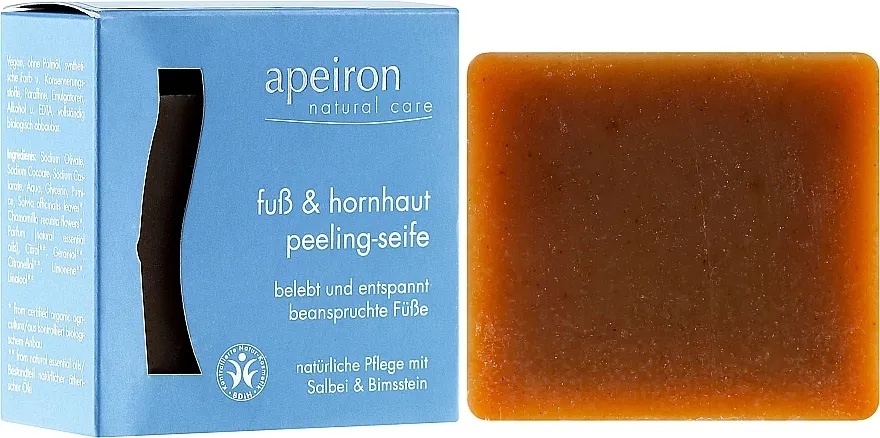 Apeiron Foot&amp;Callus Exfoliating Soap Piling-sapun za stopala