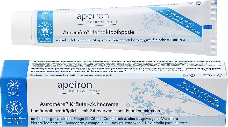 Apeiron Herbal Toothpaste Homeopathic Homeopatska pasta za zube