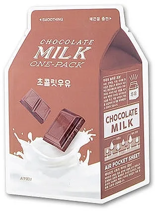 A’pieu Chocolate Milk One-Pack Soothing Sheet maska "Čokolada"