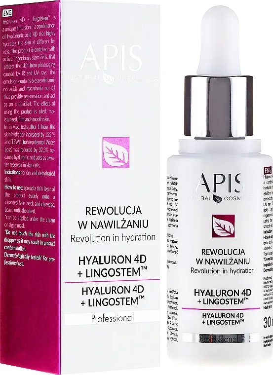 APIS Professional 4D Hyaluron + Lingostem Hidratantna emulzija za lice