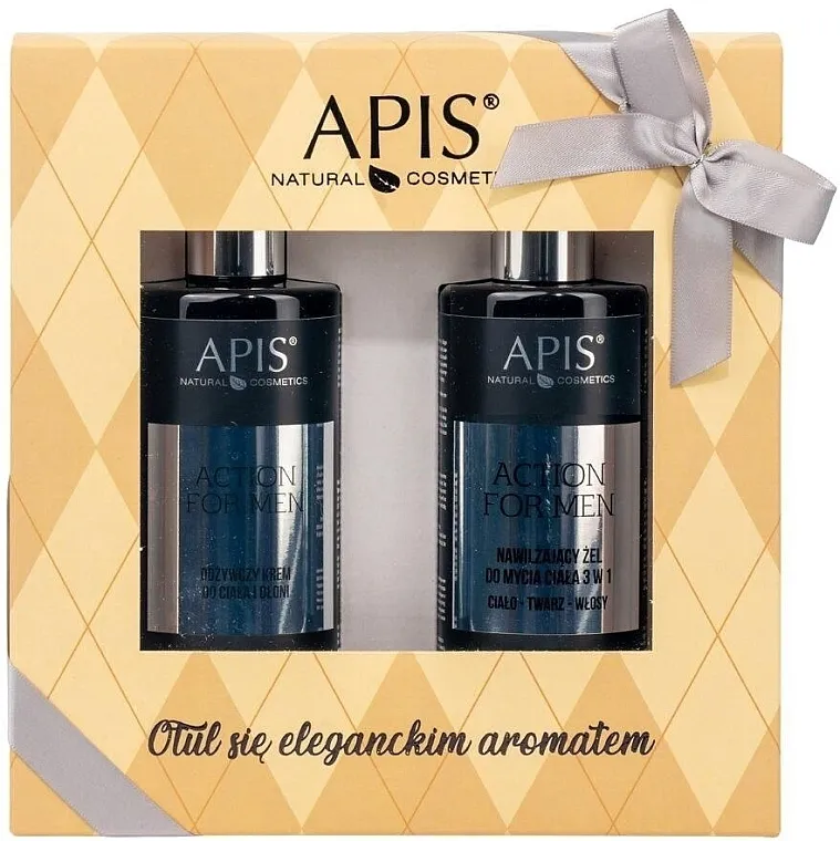 APIS Professional Action For Men (h/cr/300ml + sh/gel/300ml) Set
