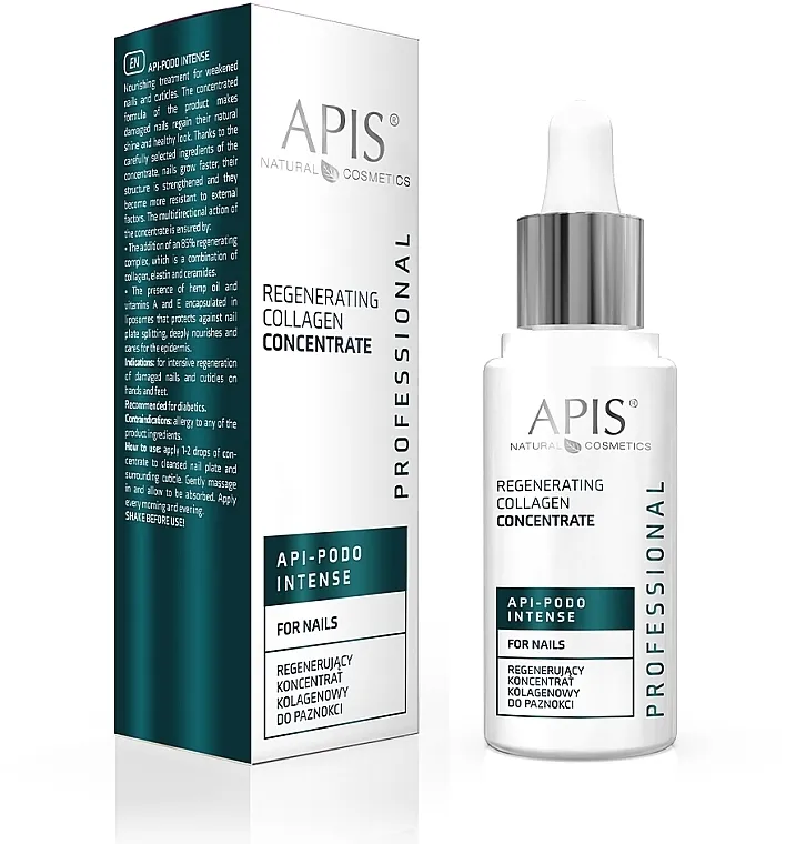 Apis Professional Api-Podo Intense Regenerating Collagen Concentrate Koncentrat kolagena za nokte