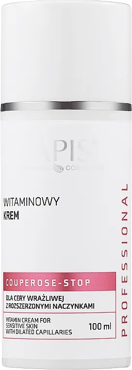 APIS Professional Couperose-Stop Vitamin Cream Vitaminska krema za osjetljivu kožu s proširenim kapilarama
