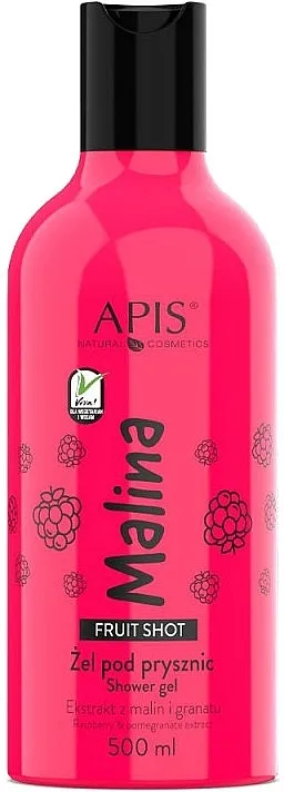 APIS Professional Fruit Shot Raspberry Shower Gel Gel za tuširanje "Malina"