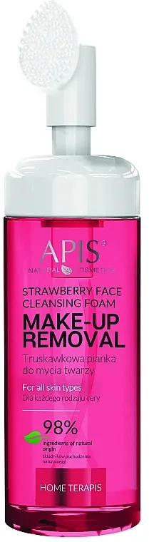 APIS Professional Home Terapis Make-Up Removal Strawberry Face Cleansing Foam Čistilna pena za lice