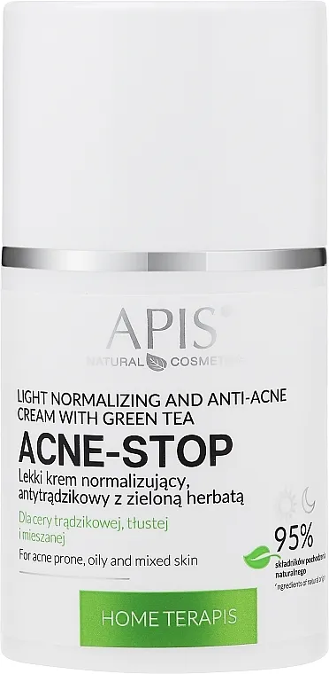 APIS Professional Home TerApis Normalizirajuća krema protiv akni sa "Zelenim čajem"