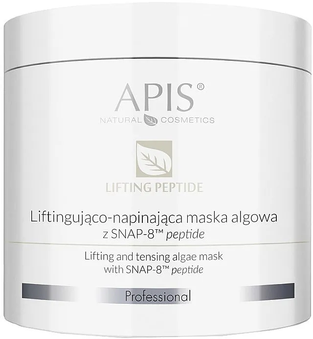 APIS Professional Lifting Peptide Lifting And Tensing Algae Mask With SNAP-8 Peptide Lifting maska ​​za lice s peptidima algi