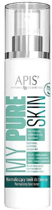 APIS Professional My Pure Skin Normalizing Face Toner Tonik za normalizaciju za kombinovanu i problematičnu kožu lica