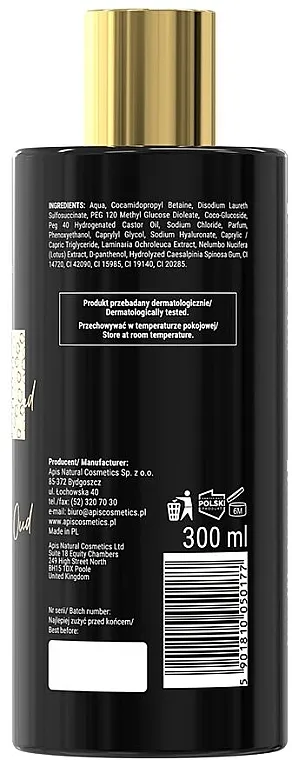 APIS Professional Mystic Oud Moisturizing Shower Gel Hidratantni gel za tuširanje