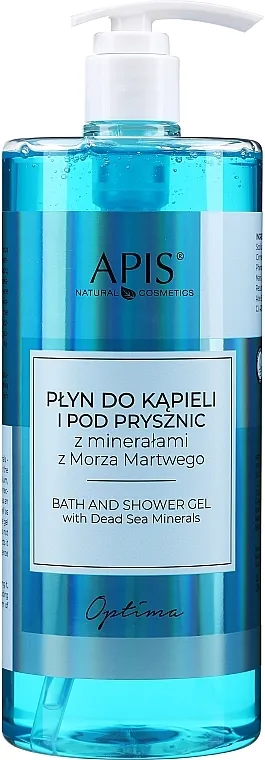 Apis Professional Optima Bath And Shower Liquid With Dead Sea Minerals Relaxation&amp;Comfort Gel za kupanje i tuširanje s mineralima Mrtvog mora