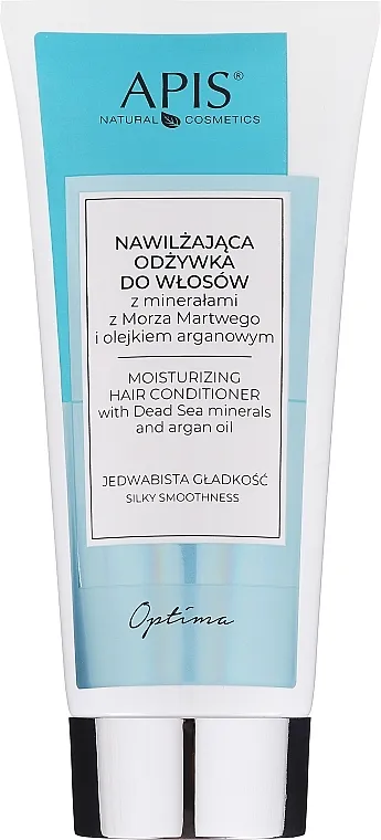 Apis Professional Optima Moisturizing Hair Conditioner With Dead Sea Minerals And Argan Oil Regenerator za kosu s mineralima Mrtvog mora i arganovim uljem