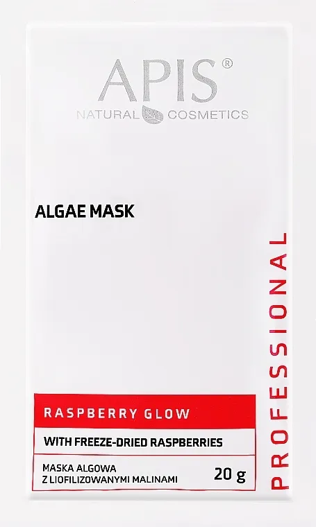 APIS Professional Raspberry Glow Algae Mask Maska za lice od algi