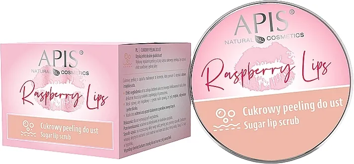 APIS Professional Raspberry Lips Sugar Lip Scrub Šećerni piling za usne