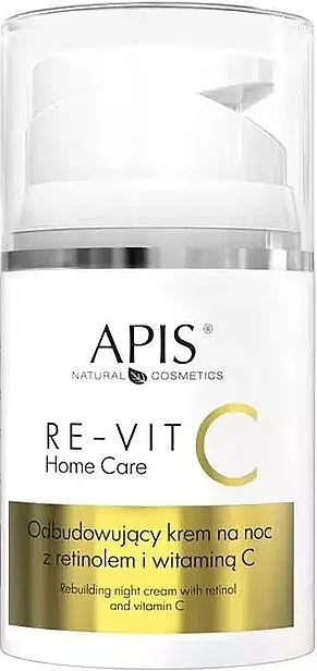 APIS Professional Re-Vit C Home Care Rebuilding Night Cream With Retinol &amp; Vitamin C Revitalizirajuća noćna krema s retinolom i vitaminom C