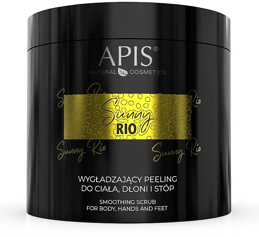 APIS Professional Sunny Rio Smoothing Scrub For Body, Hands And Feet Ugladžujući piling za telo, ruke i stopala