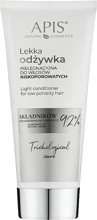APIS Professional Trichological Care Light Conditioner For Low Porosity Hair Lagani regenerator za kosu niske poroznosti